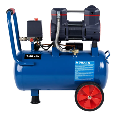 Мощный компрессор воздушный безмасляный EnerSol ES-AC285-24-2OF: ресивера 24 л, 1.08 кВт, 8 бар, вес 14.5кг