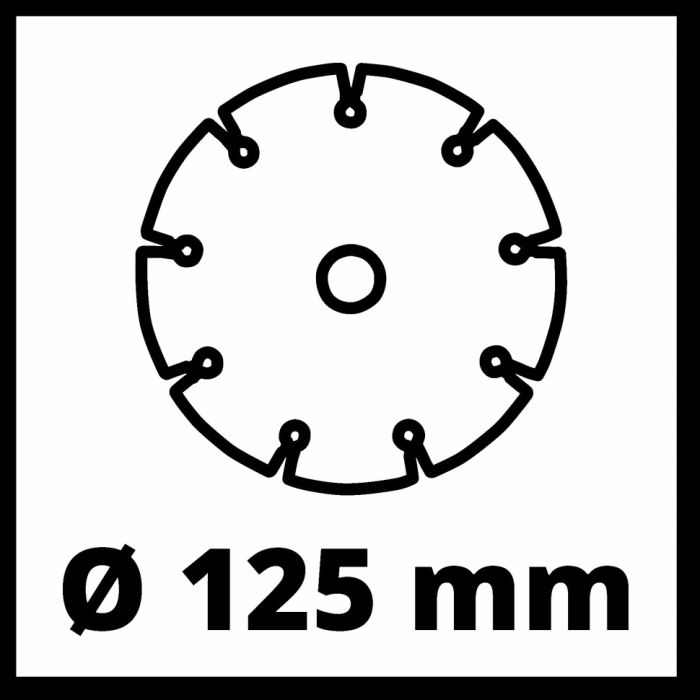 Мощный штрубориз (бороздник) аккумуляторный Einhell TP-MA 36/30 - Solo: без АКБ, диск 125мм, 5400об/мин (435