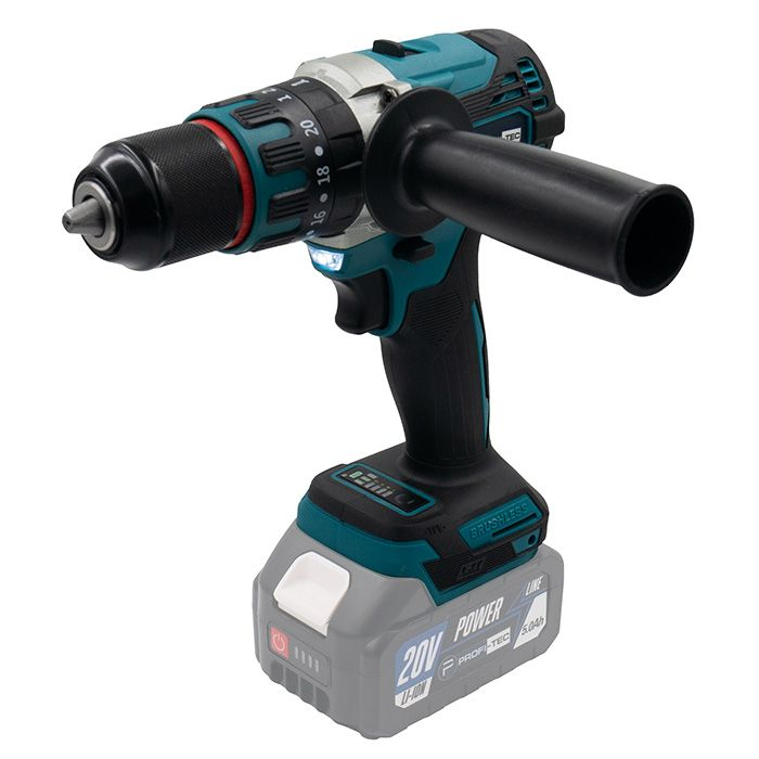 Набор аккумуляторных инструментов PROFI-TEC Combo Set 3/4 POWERLine DTW800BL, DHP485BL, PGA202BL: с АКБ