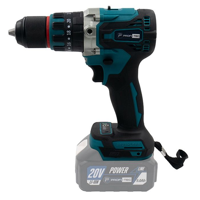 Набор аккумуляторных инструментов PROFI-TEC Combo Set 3/4 POWERLine DTW800BL, DHP485BL, PGA202BL: с АКБ