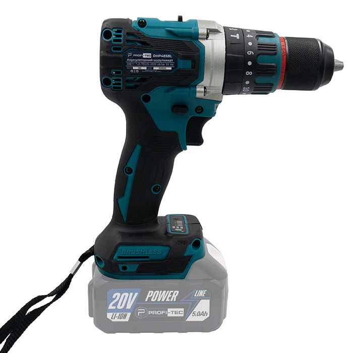 Набор аккумуляторных инструментов PROFI-TEC Combo Set 3/4 POWERLine DTW800BL, DHP485BL, PGA202BL: с АКБ