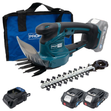 Мощные аккумуляторные ножницы-кусторез PROFI-TEC PHT1110 POWERLine : с АКБ 2шт-20V 2.0 Ah