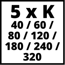 Набор шлифлент до Einhell TE-BF 18 Li, 13x457 мм, 35 шт (4419817)