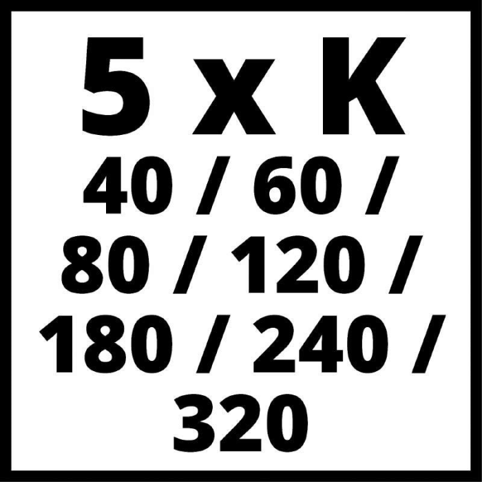 Набор шлифлент до Einhell TE-BF 18 Li, 13x457 мм, 35 шт (4419817)