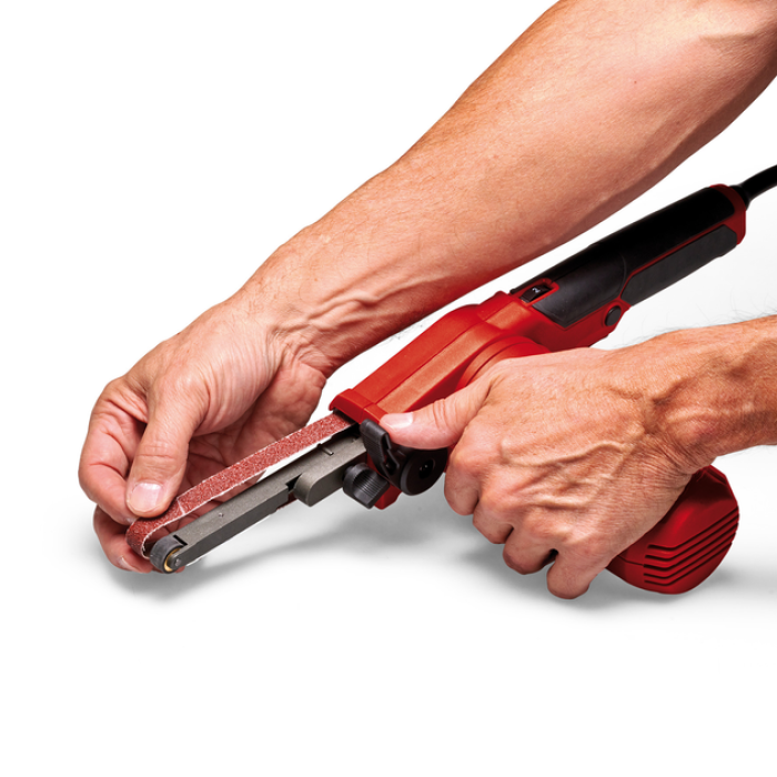 Мощный напильник ленточный электрический Einhell TC-BF 500 E : 500 Вт, 1700 м/мин (4461020)