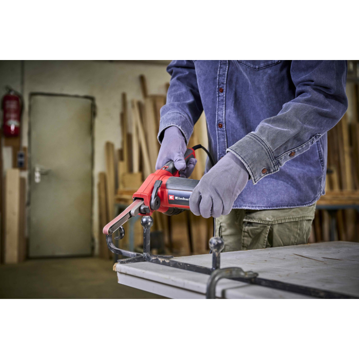 Мощный напильник ленточный электрический Einhell TC-BF 500 E : 500 Вт, 1700 м/мин (4461020)