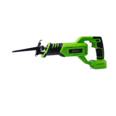 Мощная пила сабельная аккумуляторная Felso SS20BL : без АКБ, щеточный двигатель, 2800 об/мин, дерево, сталь