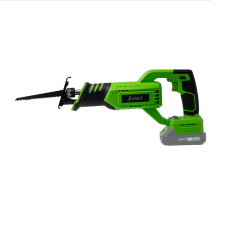 Мощная пила сабельная аккумуляторная Felso SS20BL : без АКБ, щеточный двигатель, 2800 об/мин, дерево, сталь