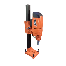 Мощная установка алмазного бурения GTM DK-182 со стойкой: 2.8/3.9 кВт, сверление мокрое