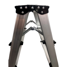 Стремянка двухсторонняя GTM KMH1205 алюминиевая, 5 ступенек, высота 980 мм (KMH1205)