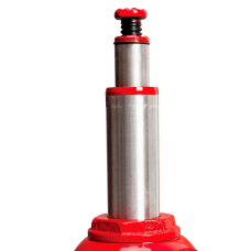 Домкрат гидравлический бутылочный 2т GTM TF0202 двухштоковый : высота подъема 370 мм, грузоподъемность 2 т