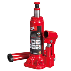Домкрат гидравлический 2т GTM Т90204 бутылочный одноштоковый : высота подъема 345 мм, грузоподъемность 2 т