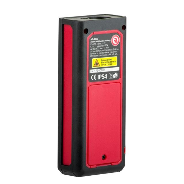 Профессиональный лазерный дальномер (дальномер) INTERTOOL MT-3054: 40м электронная лазерная рулетка