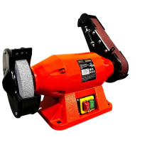 Мощный точильно-шлифовальный станок (точило-гриндер) GTM MD150/50HD: 520 Вт, 150 мм диск, лента 50*686 мм