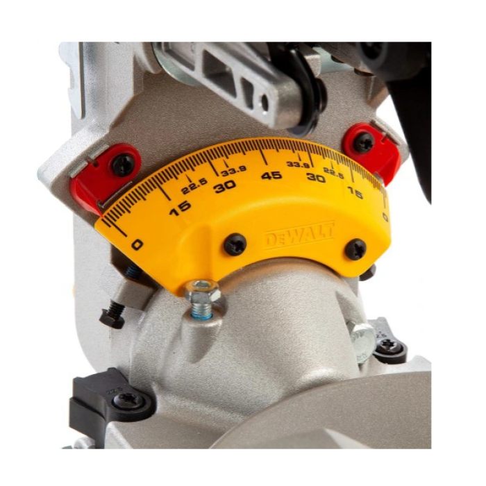 Пила торцовочная сетевая DeWALT DWS727: 1675 Вт, глубина реза 150 мм, круг 250 мм