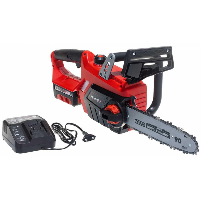 Мощная аккумуляторная цепная пила Einhell GE-LC 18 Li Kit : 18V 3.0Ah, шина 25см (4501760)