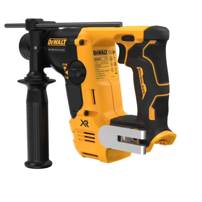 Мощный перфоратор аккумуляторный бесщеточный SDS-Plus DeWALT DCH072N : без АКБ, 1.1 Дж (DCH072N)