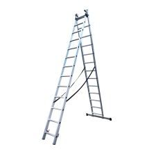 Лестница алюминиевая трёхсекционная GTM KMEKME313 3x13 ступенек 3.53-8.93м (39950)