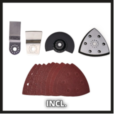 Мощный многофункциональный инструмент аккумуляторный Einhell TE-MG 18/1 Li-Solo: c АКБ 18V 2.5Ah