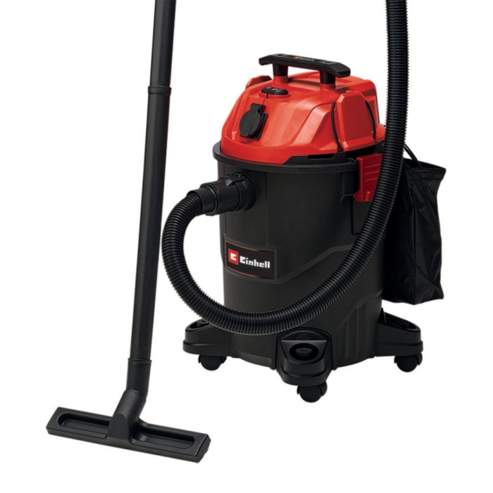 Мощный пылесос строительный Einhell TC-VC 1825 A : 1250 Вт, 180 мБар, 25л (2342485)