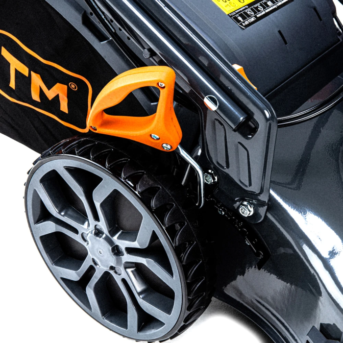 Мощная газонокосилка бензиновая GTM LM48-SP-V самоходная с регулировкой скорости: 3.7 кВт (83278)