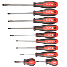 Набор магнитных отверток с трехгранной рукояткой PH/PZ/SL  MILWAUKEE(10шт) 4932471808