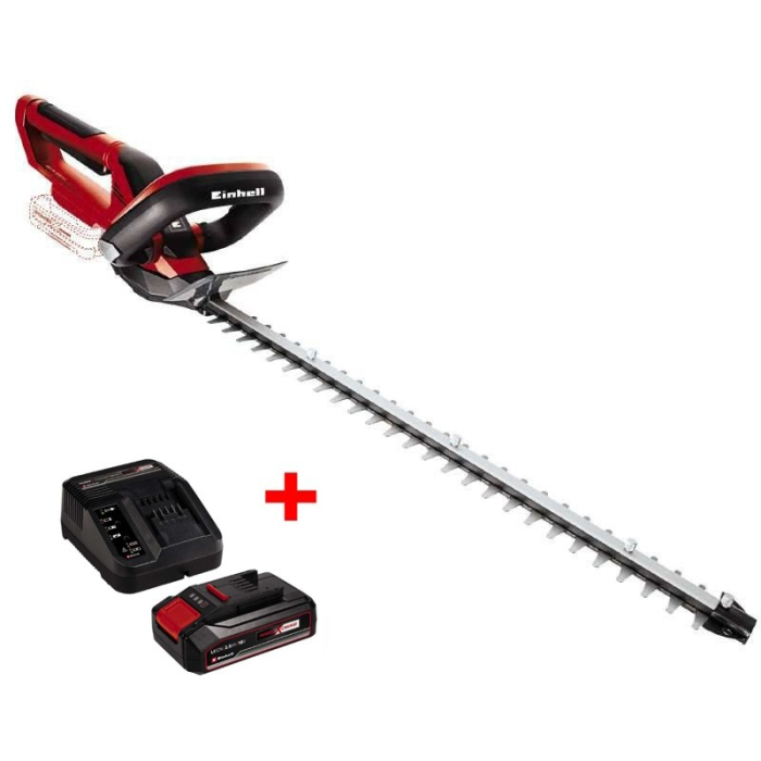 Мощный кусторез аккумуляторный Einhell GE-CH 1855/1 Li Solo с АКБ 18V 2.5Ah (3410502 4512097)