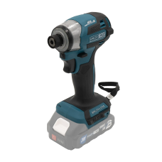 Мощный аккумуляторный импульсный винтоверт PROFI-TEC PID1820BL POWERLine: с АКБ 2шт-20V 2Ah, набор бит