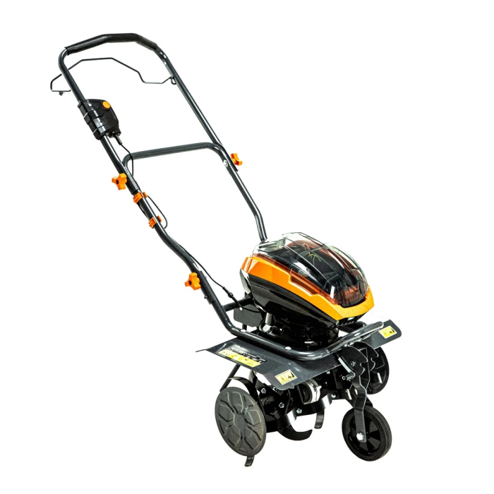 Профессиональный культиватор аккумуляторный GTM BT56: без АКБ, ширина обработки 36-56см (83551)