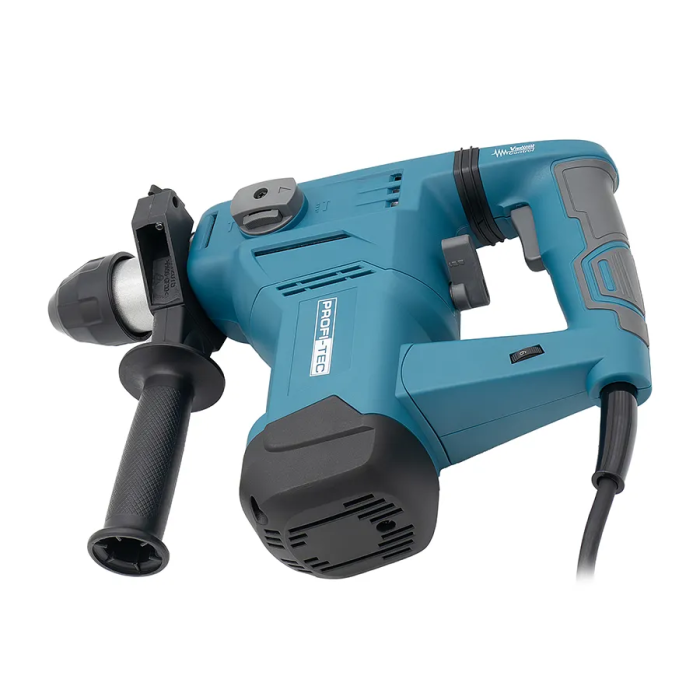 Мощный ударный перфоратор PROFI-TEC RH1500P5 : 1500 Вт, 5 Дж, набор буров (007084)