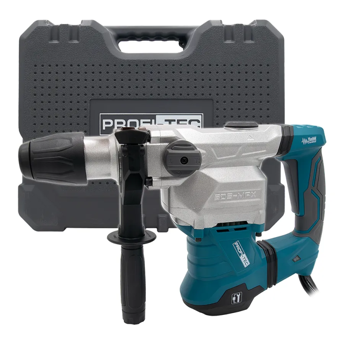 Мощный ударный перфоратор PROFI-TEC RH1850M9 IndustrialLine : 1850 Вт, 9 Дж, SDS-MAX (007086)