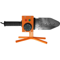 Паяльник для пластиковых труб (полипропиленовых труб) Tex.AC TA-WP1200 : 1200Вт, 20-63мм насадки (00472)