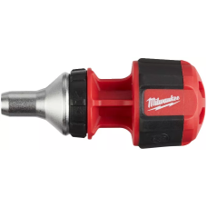 Профессиональная отвертка с трещоткой короткая универсальная MILWAUKEE 8 в 1 (4932471868)