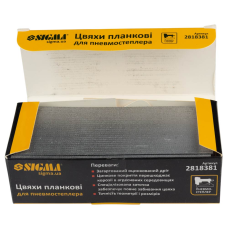 Гвозди планковые для пневмостеплера 38×1.25×1мм (5000шт) SIGMA (2818381)