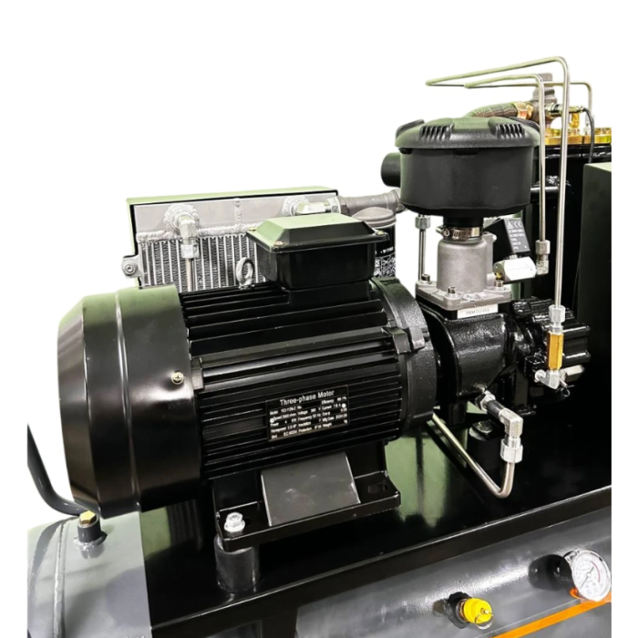 Винтовой воздушный компрессор 100 л GTM DLG4V 380 масляный : 100л, 380B, 4 кВт, 420 л/мин