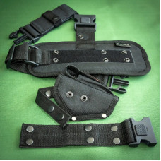 Кобура на бедро для ПМ кордура Kirasa черная (KI282)