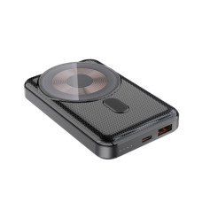 Power Bank Aspor A326 Magnetic Wireless 10000mAh (USB/Type-C/22.5W)- чорний (900148)