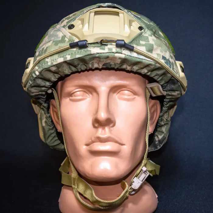 Кавер Kirasa на безухий шлем пиксель (KI602)