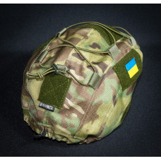 Кавер Kirasa на шлем с козырьком Ballistic Helmet KC-HM001 мультикам (KI605)