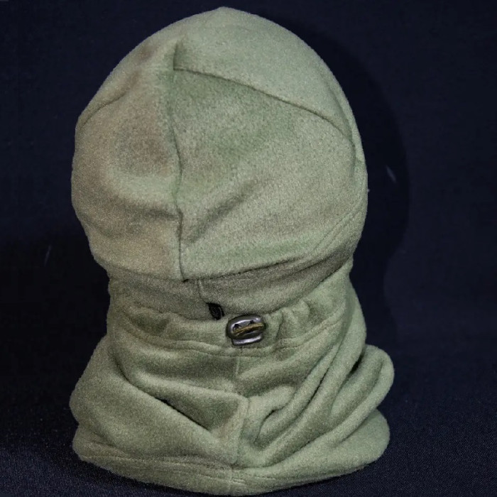 Шапка и бафф из флиса Kirasa 240 олива. 55-58 (Арт KI821)