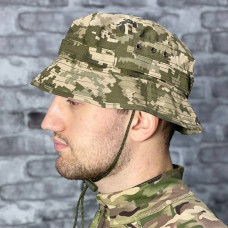 Панама военная сетка  пиксель (RA8935)