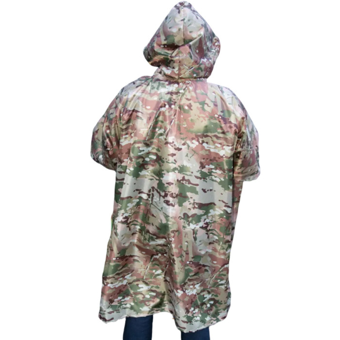 Тактичний пончо(плащ-намет) Kirasa мультикам (Арт KI481)