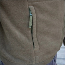 Кофта флисовая Kirasa 320г/м хакі (48) (Арт KI413-1)