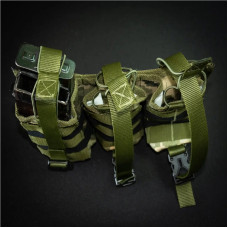 Подсумок для 6 магазинов АК Kirasa из кордуры мультикам (KI244)