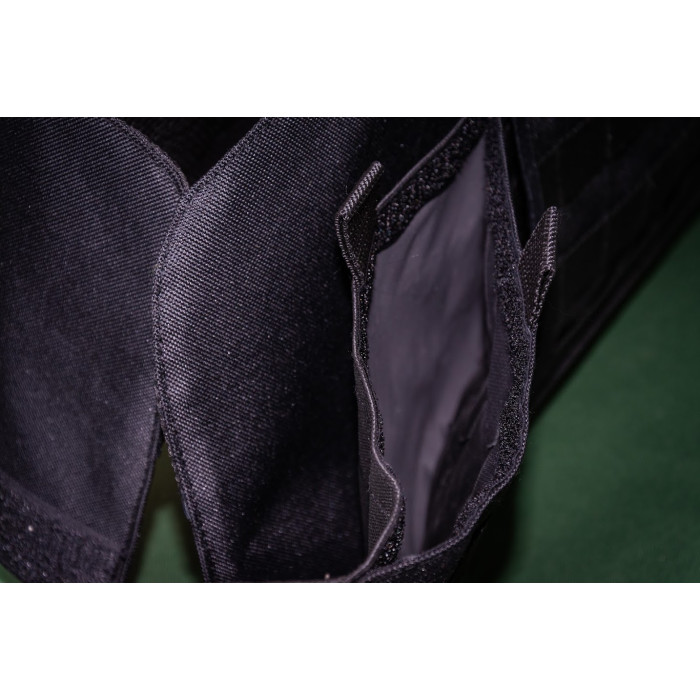 Плитоноска с установкой боковой и кевларовой защиты кордура Kirasa черная (KI101)