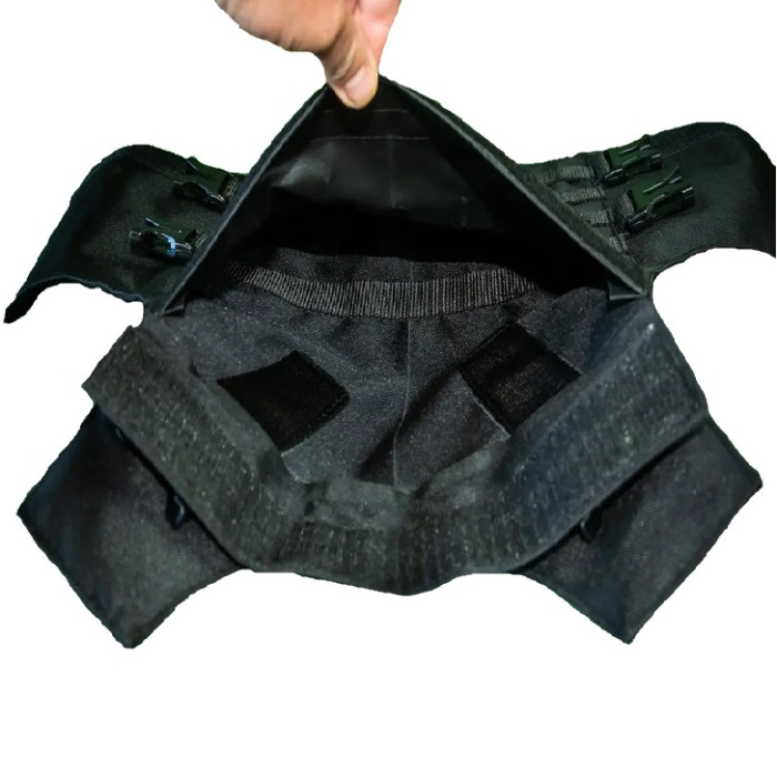 Плитоноска с установкой боковой и кевларовой защиты кордура Kirasa мультикам(KI102)