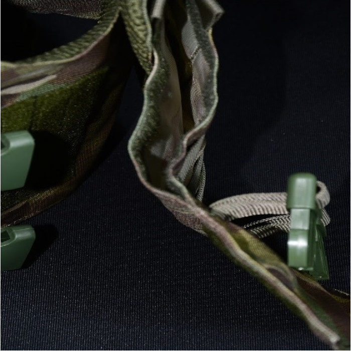 Плитоноска с установкой боковой и кевларовой защиты кордура Kirasa мультикам(KI102)