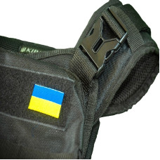 Плитоноска тактическая кордура Kirasa черная(KI103)