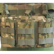 Подсумок под 3 магазина АК Kirasa из кордуры черный (Арт KI233)<br><br>