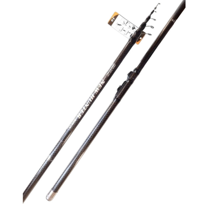 Вудка карбонова NEW HUNTER з кільцями 6м CARBON (GL5869)